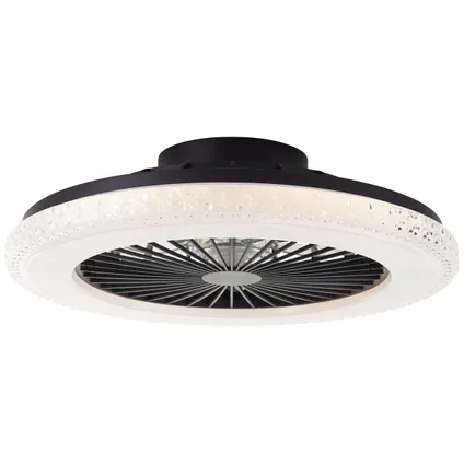 Ventilateur de plafond Brillant Badria noir CCT RGB 40W 6