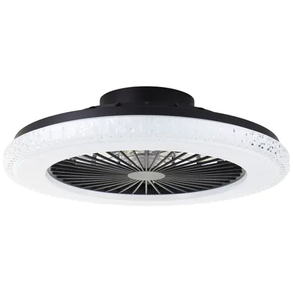 Ventilateur de plafond Brillant Badria noir CCT RGB 40W 7