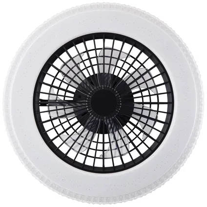 Ventilateur de plafond Brillant Badria noir CCT RGB 40W 9