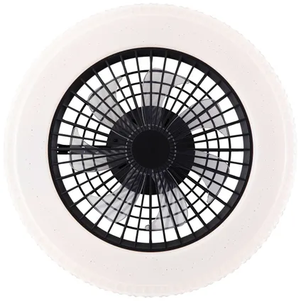 Ventilateur de plafond Brillant Badria noir CCT RGB 40W 13