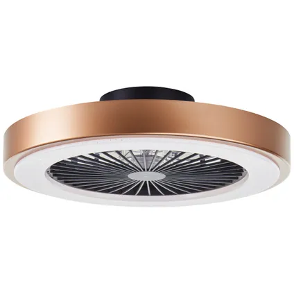 Ventilateur de plafond Brilliant Slimline doré noir ⌀49cm CCT RGB 40W 3