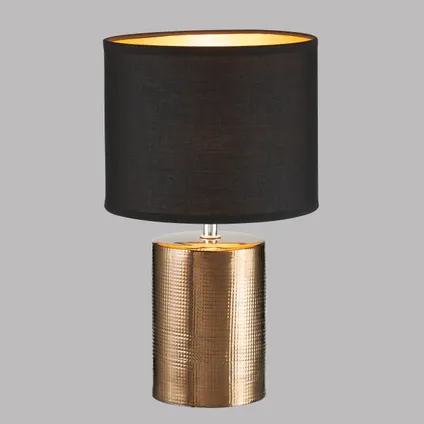 Fischer & Honsel tafellamp Bronz brons zwart ⌀20cm E14 3