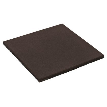 Wickey tapis caoutchouc 50x50x2,5cm noir