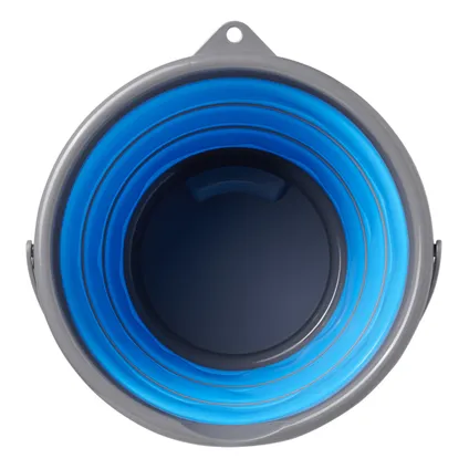Pro Plus Emmer - blauw/grijs - kunststof - 10 liter - opvouwbaar 3