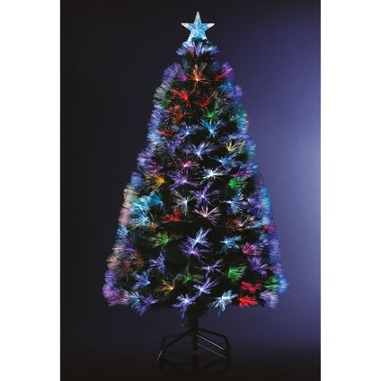 Feeric lights and christmas - fiber boompje - 120 cm - gekleurd