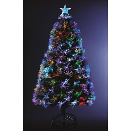 Feeric lights and christmas - fiber boompje - 90 cm - gekleurd