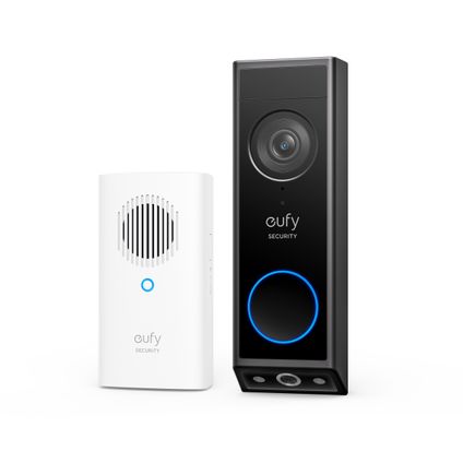 Eufy video deurbel E340 + chime 2 K nachtzicht