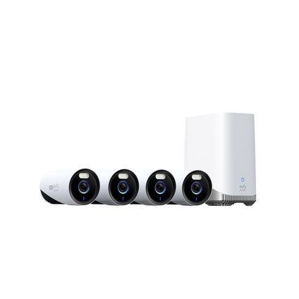 Caméra de surveillance extérieure Eufy E330 + Homebase 3 - 1TB HDD 4 pièces