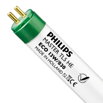 Philips MASTER TL5 ECO HE Short 13W - 830 Warm Wit | 55cm 2