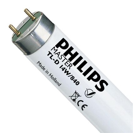 Philips MASTER TL - D Super 80 14W - 840 Koel Wit | 36cm