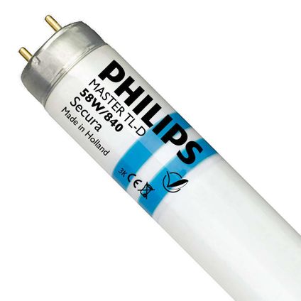 Philips MASTER TL - D Secura 58W - 840 Koel Wit | 150cm