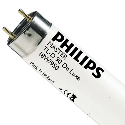Philips MASTER TL - D De Luxe 18W - 950 Koel Wit | 60cm 2