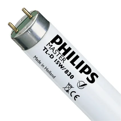 Philips MASTER TL - D Super 80 15W - 830 Warm Wit | 44cm 2
