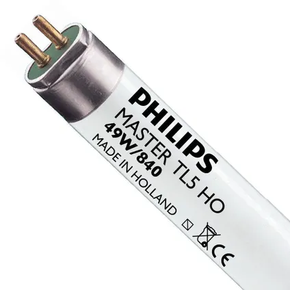 Philips MASTER TL5 HO 49W - 840 Koel Wit | 145cm 2