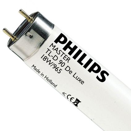 Philips MASTER TL - D De Luxe 18W - 965 Daglicht | 60cm