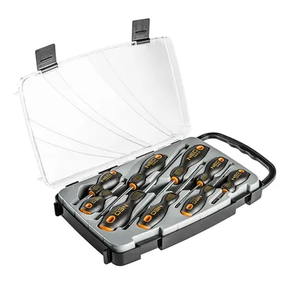 Neo-Tools Pro - Schroevendraaierset SL en PH in koffer (9-delig) 2