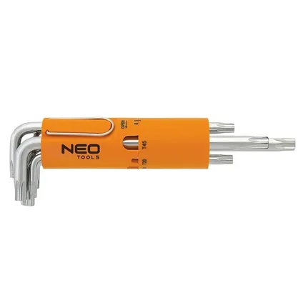 Neo-Tools Torx Pin Pin Set T10 - T50 (Set 8 pièces)