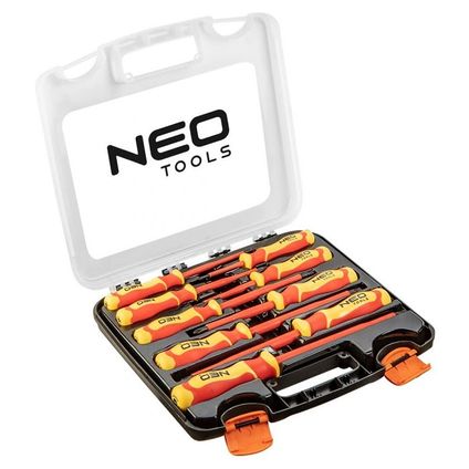 Neo-Tools Pro - VDE Schroevendraaierset SL en PH in koffer (9-delig)