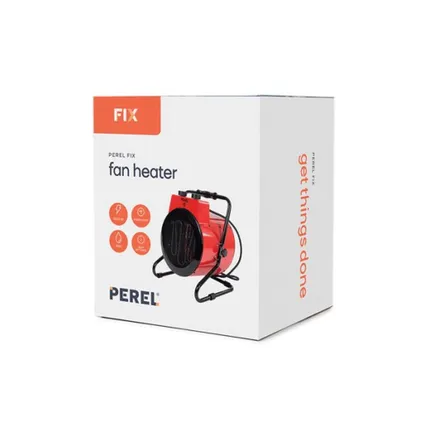 Perel Thermoventilateur, pour usage intérieur, 2 niveaux de chauffe, 3000 W 2