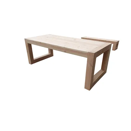 Wood4you - Table de jardin Boston 170Lx78Hx90P cm