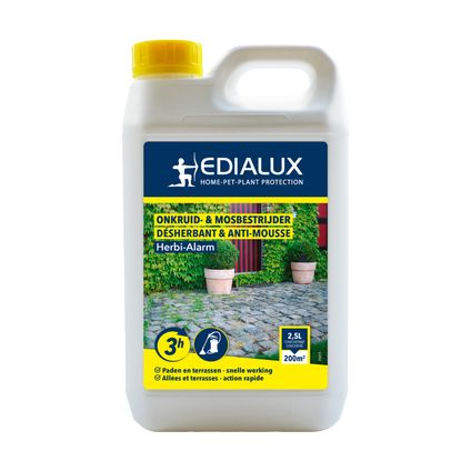 Edialux onkruidverdelger Herbi-Alarm Pad & Terras 2,5L