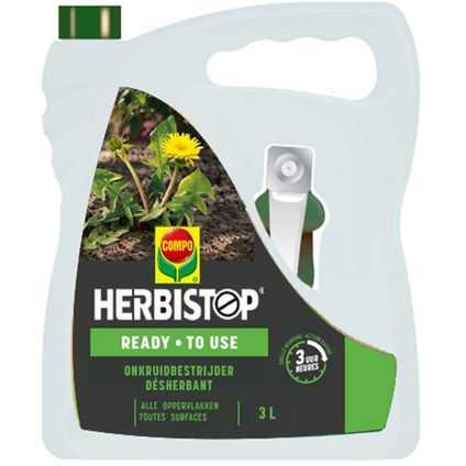 Herbistop onkruidverdelger Go & Spray Alle Oppervlakken 3L