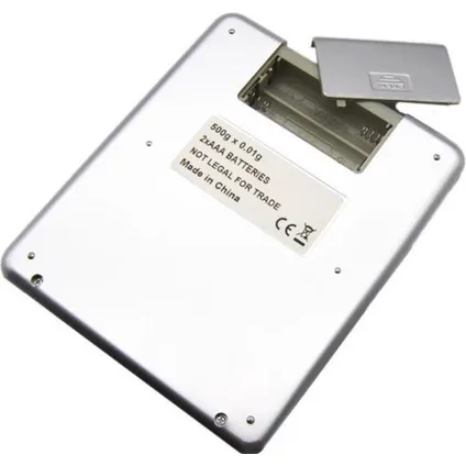 Professionele mini digitale weegschaal - 500gx0.01g - I-2000 - Zilver 2