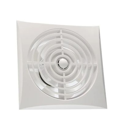 Nedco Quieto Inbouw ventilator + Timer ø100mm - Wit