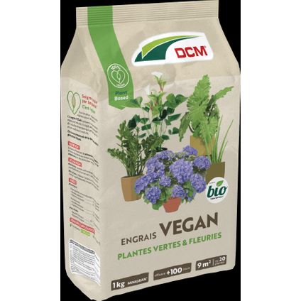 Engrais végan DCM plantes vertes et fleuries 1kg