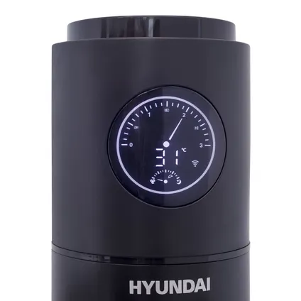 Ventilateur Tour Hyundai 68402, WiFi - Noir - Smart 2