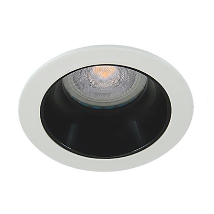 Dimtone inbouwspot Hidde -Verdiept Wit -Philips Warm Glow -Dimbaar -4.9W -Philips LED