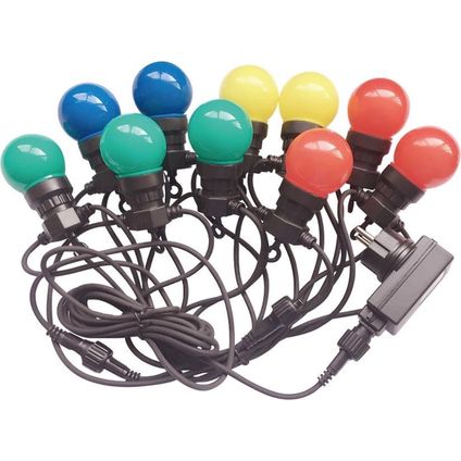 LED Prikkabel | 5M | 10 lampen | Multicolor (RGB)