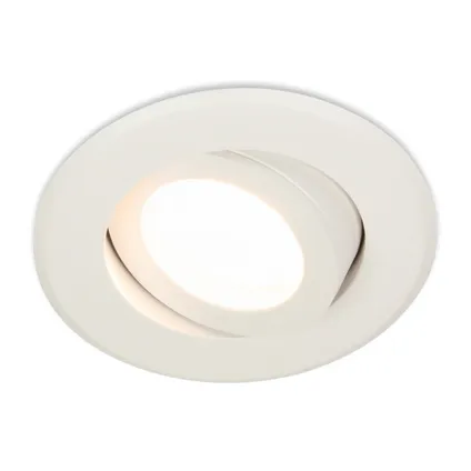LED Midi inbouwspot Abel -Rond Wit -Extra Warm Wit -Niet Dimbaar -3.4W -Integral LED 4