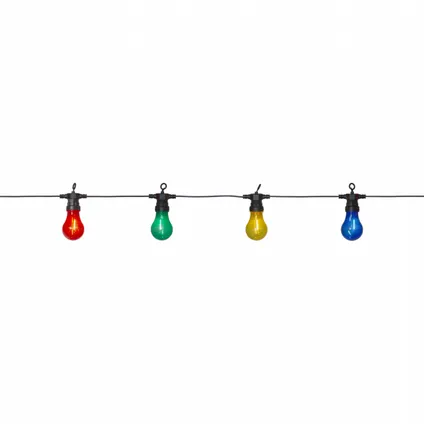 Feestverlichting 405cm met 10 lampjes -Multicolor (RGB) 5