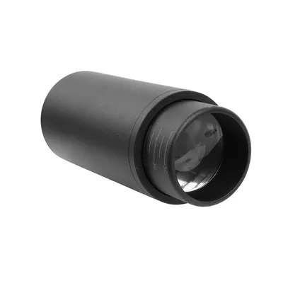 Hangarmatuur - plafondlamp - OBERON - met verstelbare lens - voor GU10 lampjes - Aluminium - ⌀5,5cm 2