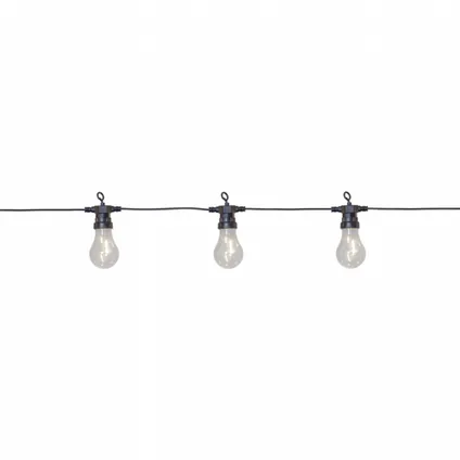 Prikkabel 405cm met 10 lampjes -Warm Wit - lichtsnoer
