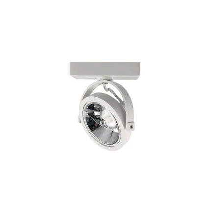 Plafondspot armatuur - Voor AR111 spots - GU10 fitting - Wit - Aluminium 5