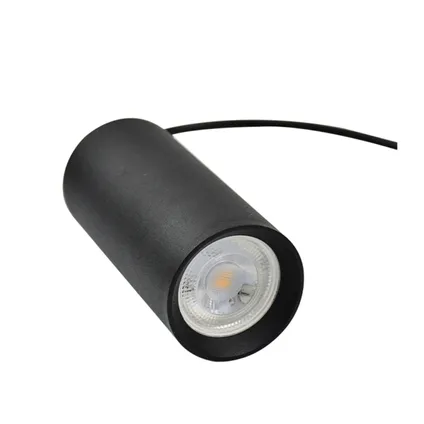 Hangarmatuur - plafondlamp - LADE - OBERON - voor GU10 lampjes - Aluminium - ⌀6cm 2
