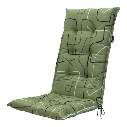 Coussin de chaise Madison Toscane Joah 46x46cm - vert sauge