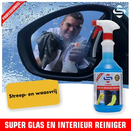 SuperCleaners Glas en Interieurreiniger 1L 2