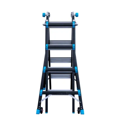 Eurostairs Vouwladder - Professionele ladder - 4x4 sporten - 33 posities 4