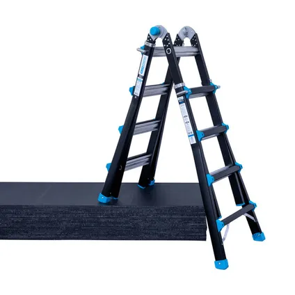 Eurostairs Vouwladder - Professionele ladder - 4x4 sporten - 33 posities 5