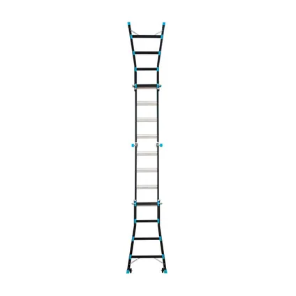 Eurostairs Vouwladder - Professionele ladder - 4x4 sporten - 33 posities 7