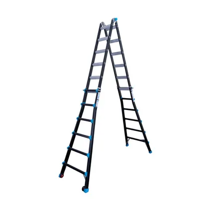 Eurostairs Vouwladder - Professionele ladder - 4x6 sporten - 33 posities 2