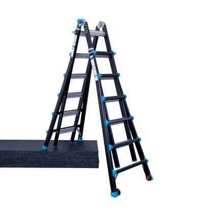 Eurostairs Vouwladder - Professionele ladder - 4x6 sporten - 33 posities 5
