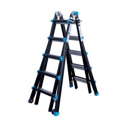 Eurostairs Vouwladder - Professionele ladder - 4x5 sporten - 33 posities