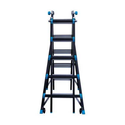 Eurostairs Vouwladder - Professionele ladder - 4x5 sporten - 33 posities 4