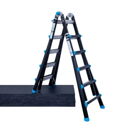 Eurostairs Vouwladder - Professionele ladder - 4x5 sporten - 33 posities 5