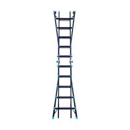 Eurostairs Vouwladder - Professionele ladder - 4x5 sporten - 33 posities 6
