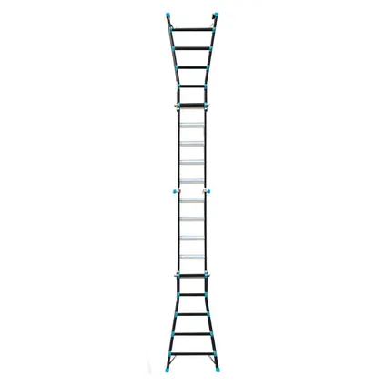 Eurostairs Vouwladder - Professionele ladder - 4x5 sporten - 33 posities 7